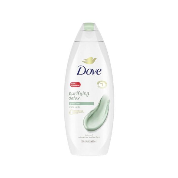 Dove Cleansing Shower Cream-Gel, with green clay, 250 ml