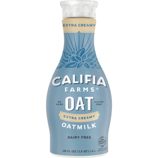 Califia Farms Extra Creamy Oat Milk 48 Fluid Ounces